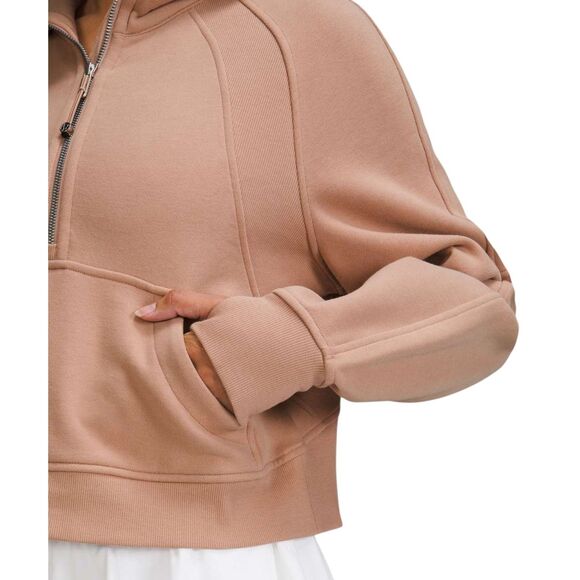 Lululemon Scuba Oversized Half-Zip Hoodie *Pink Clay - Picture 8 of 9
